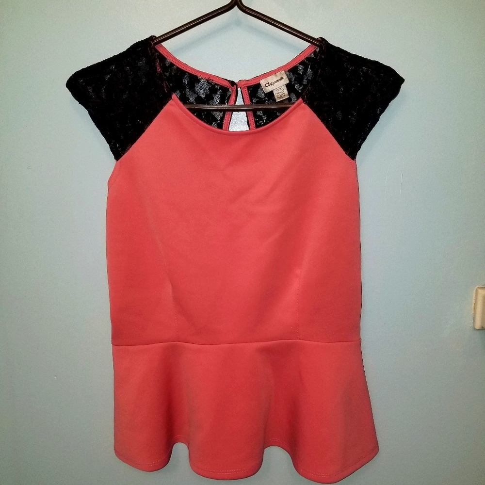 Dynamite peplum blouse
